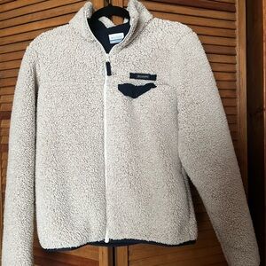 Columbia Tan Sherpa Fleece Jacket